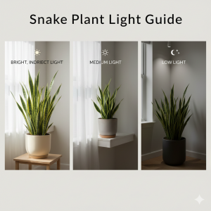 Snake Plant Care Guide Light