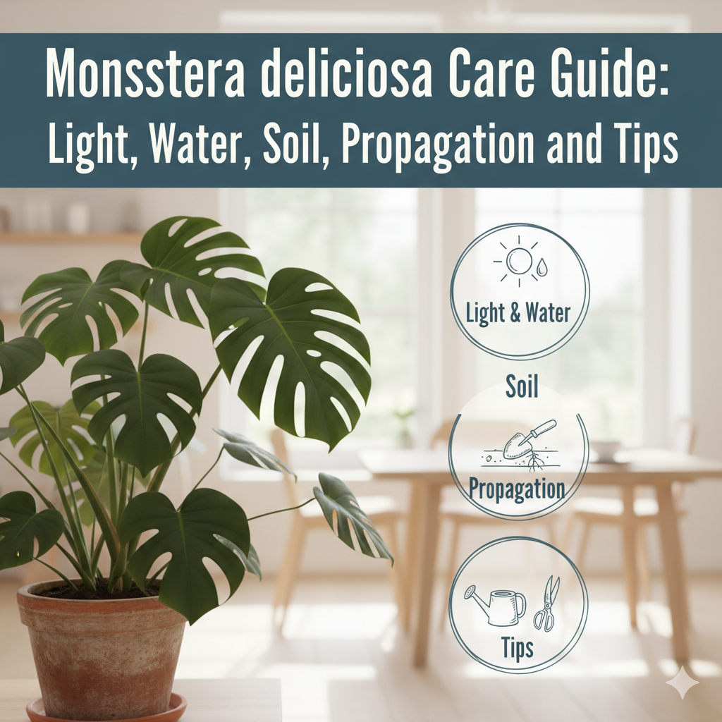How to care for Monstera deliciosa