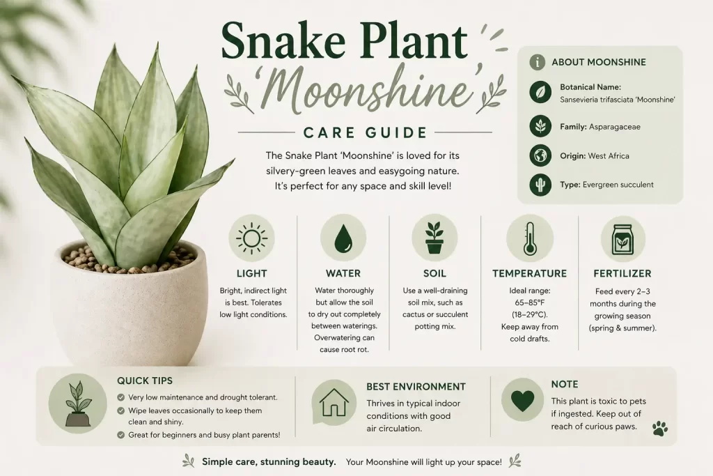 Moonshine Snake Plant Care Guide (Sansevieria)