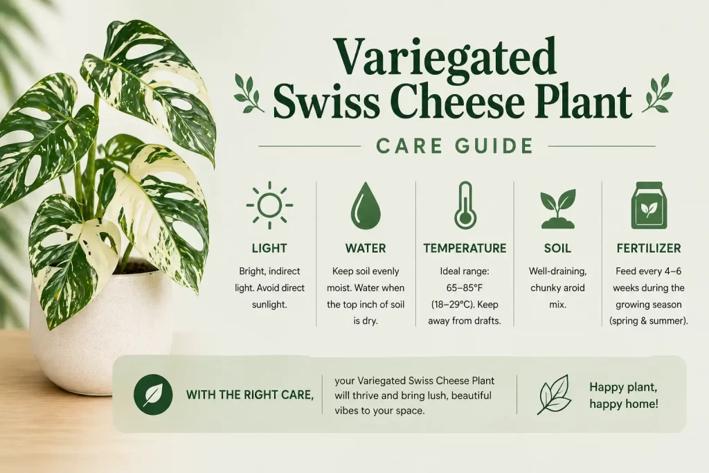 Variegated Monstera Adansonii Care Guide & Tips