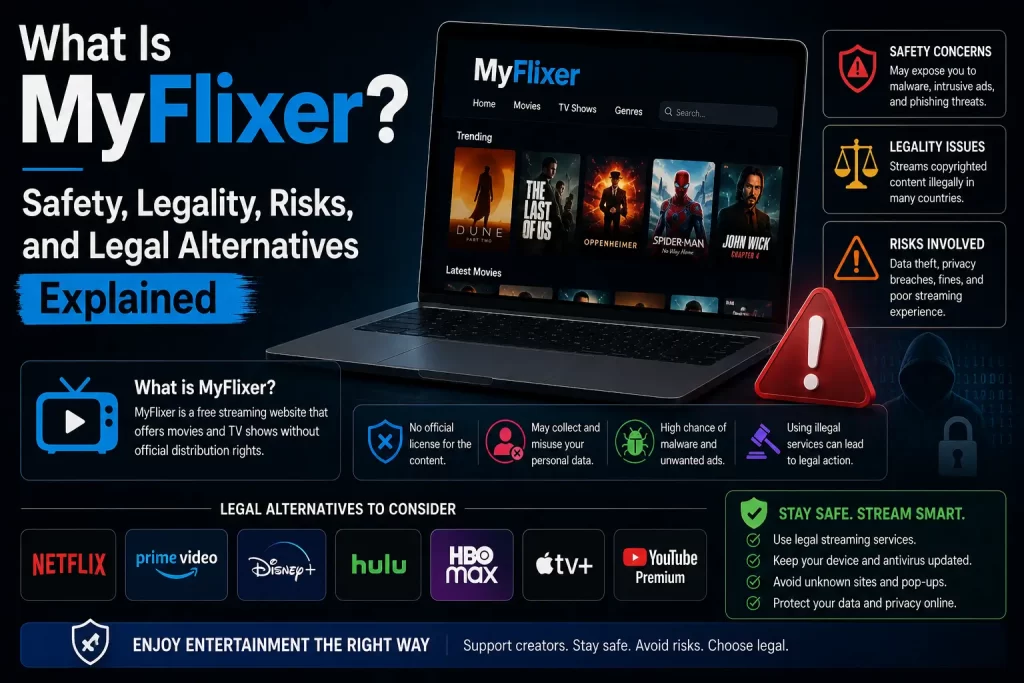MyFlixer safety and legality guide